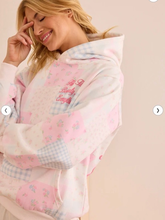 Altar'd State Sweaters - Altar’d State Find The Beauty Floral Patchwork Hoodie Size M Brand New
